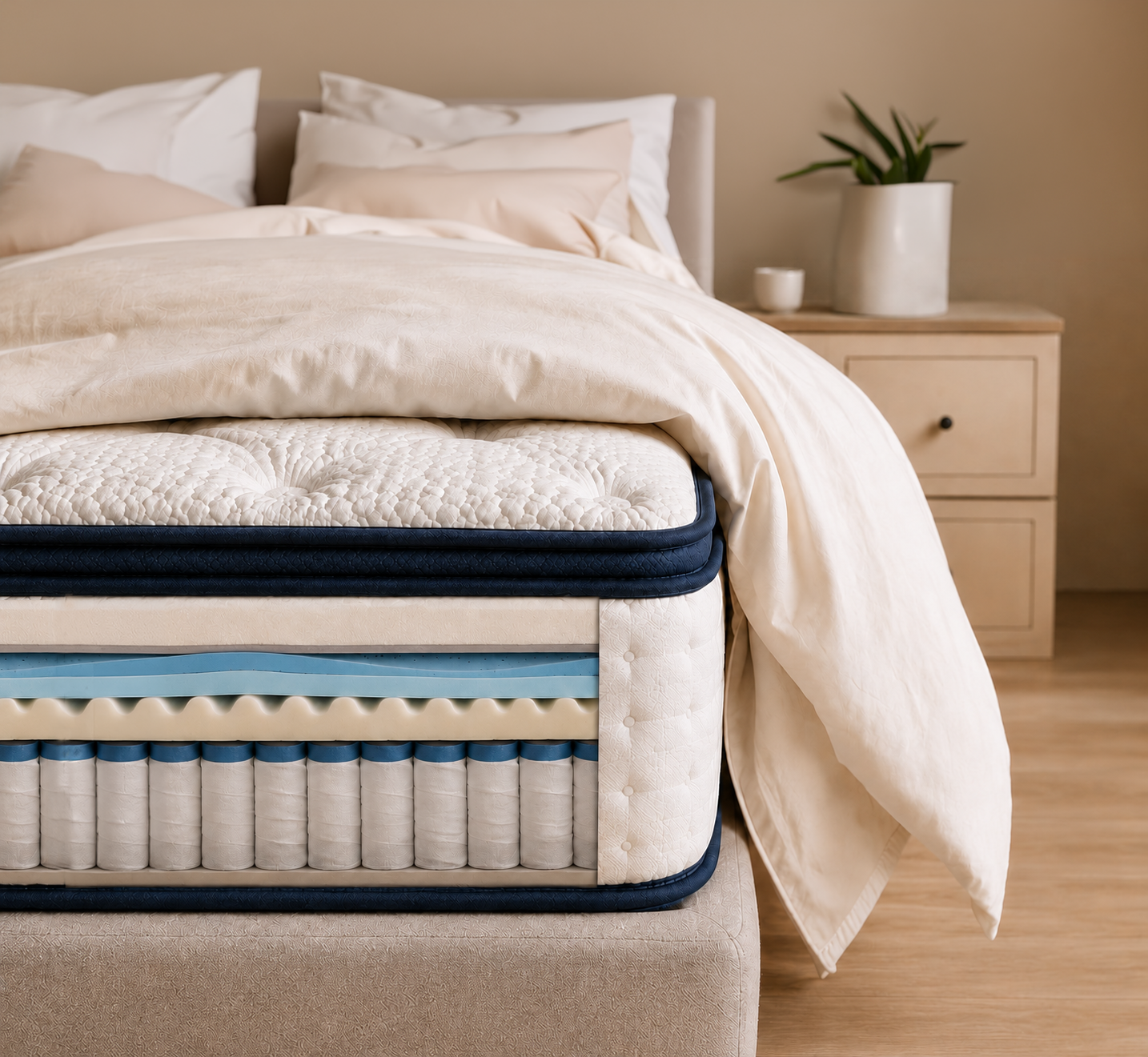 Snoova mattress cutaway